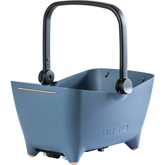 Basil Buddy Kosz na bagażnik MIK z poduszką, faded denim