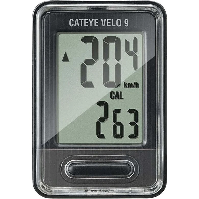Cateye VELO 9 CC-VL820 Licznik Rowerowy Czarny