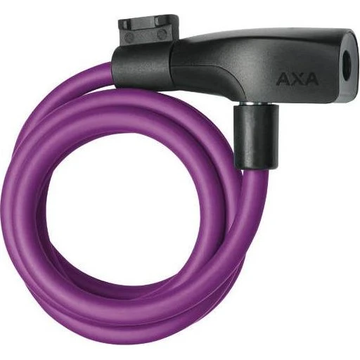 AXA Resolute 8/120 Royal Purple – linka rowerowa 8 mm, 120 cm