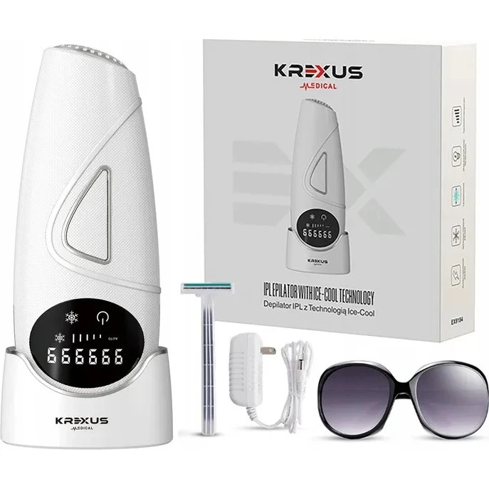Krexus Pro ICE COOL IPL Depilator Ciało Bikini