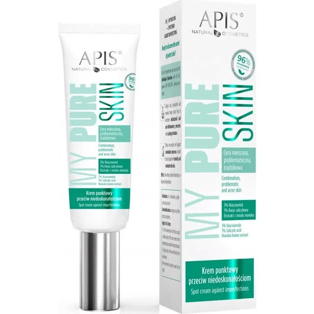 Apis My Pure Skin Krem punktowy przeciw niedoskonałościom 15 ml