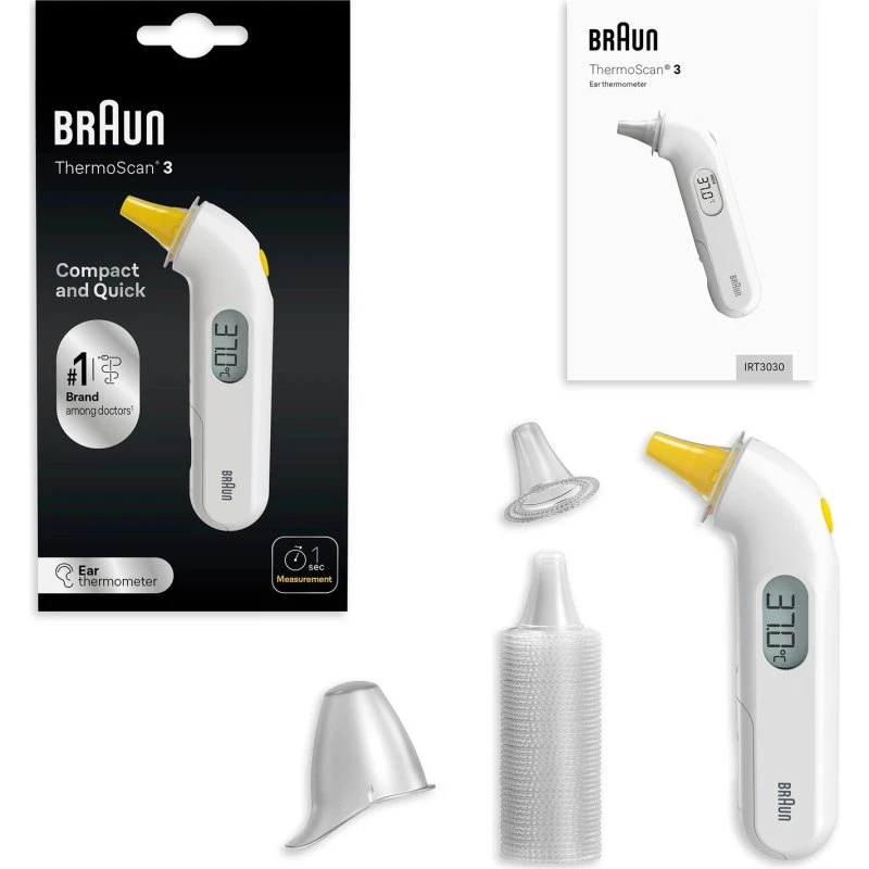 Braun TermoScan 3 IRT3030 – termometr do ucha