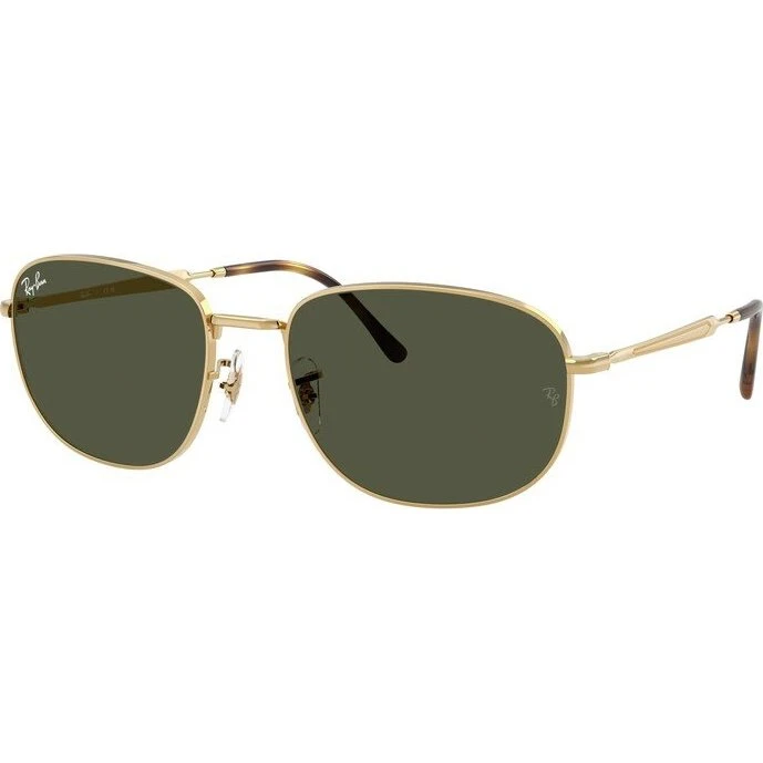 Ray-Ban RB 3754 001/31 60 złoty zielone