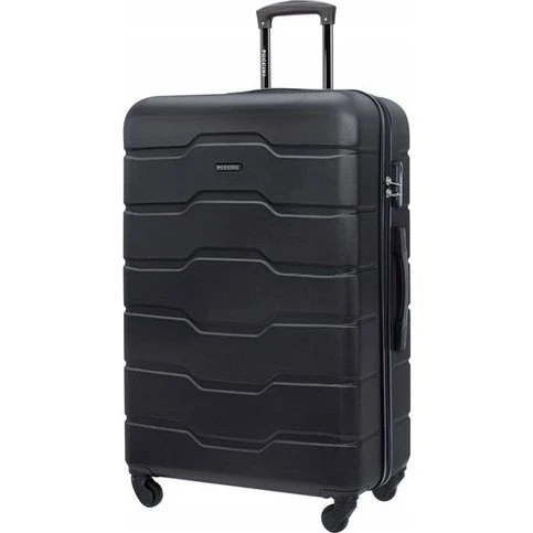 Puccini Walizka Duża Twarda ABS Czarna ABS024A-1