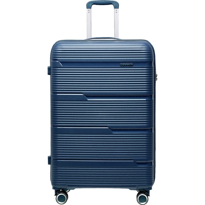 Puccini Casablanca PP023A 7A Granatowa Walizka Twarda XXL