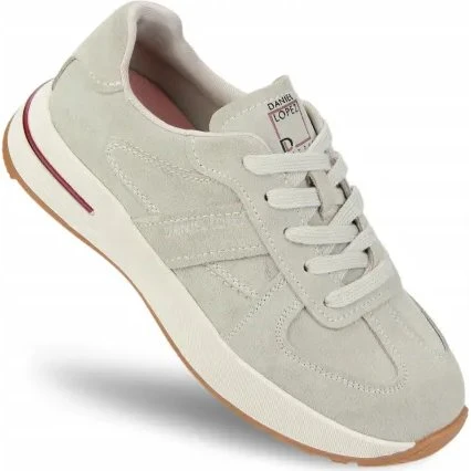 Daniel Lopez Dalia Sneakersy beżowe skórzane 40