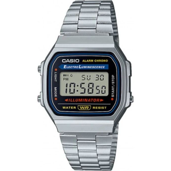 Casio Vintage A168WA-8AYES Zegarek Męski Beżowy