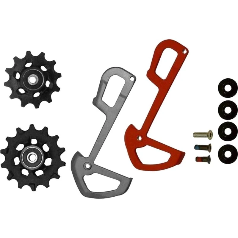 SRAM X01 Eagle Wózek Wewnętrzny + Kółka 12-rz, czerwony