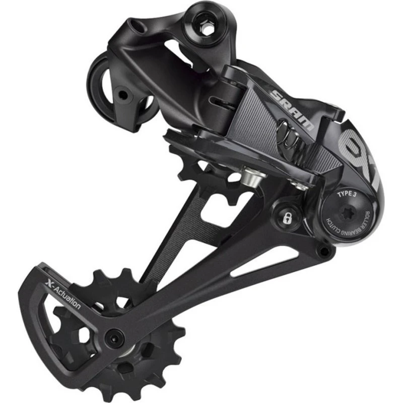 SRAM EX1 Przerzutka Tylna 8-speed, Długi Wózek, Czarna (max 48T)