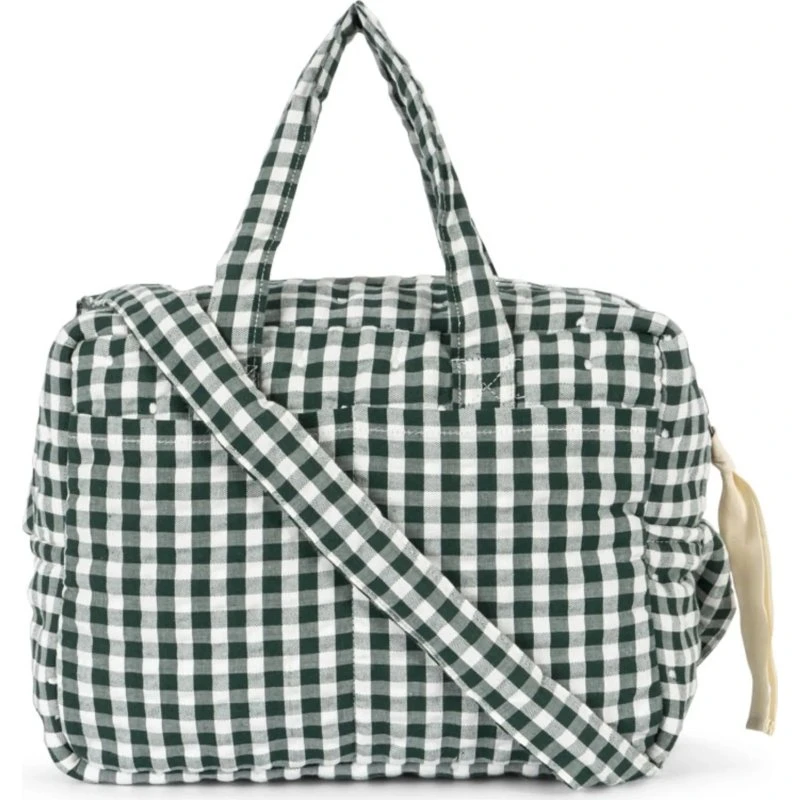 Konges Sløjd Torba do Przewijania Pop Green Check