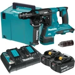 Makita DHR281PT2J Młotowiertarka SDS-PLUS 2x18V 2,9J 2x5,0Ah