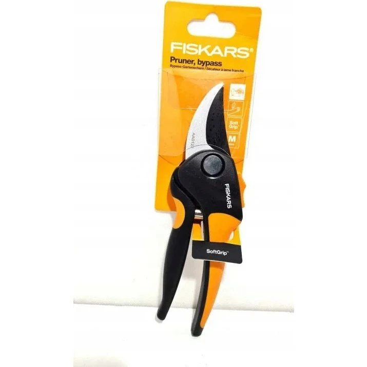 Fiskars Sekator Nożycowy M SoftGrip 1024711 Pomarańczowo-Czarny