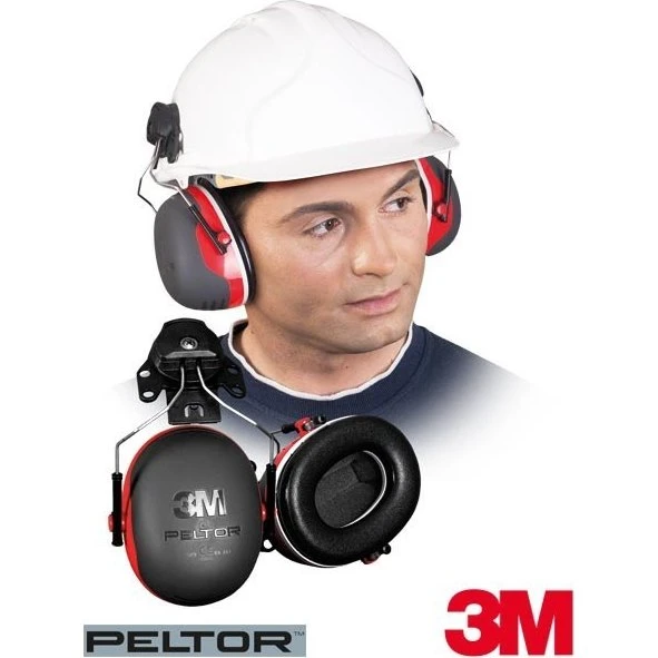 3M Peltor X3P3 - Nauszniki ochronne na hełm, SNR 32 dB