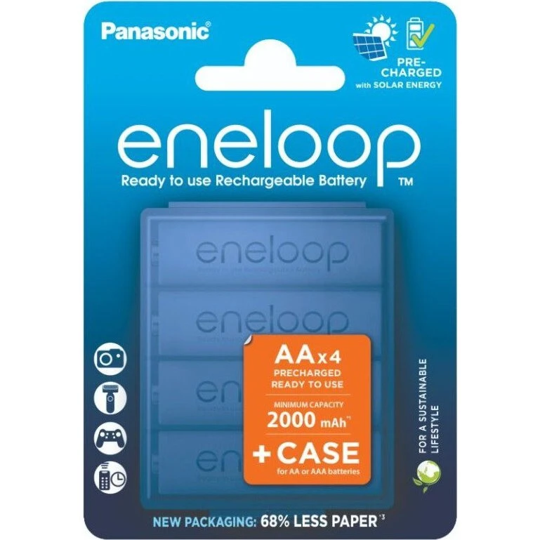 Panasonic Eneloop AA 2000mAh 4 szt. BK-3MCDE