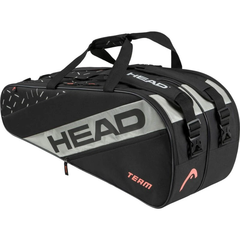 Head Team Racquet Bag L 9R Black/Ceramic