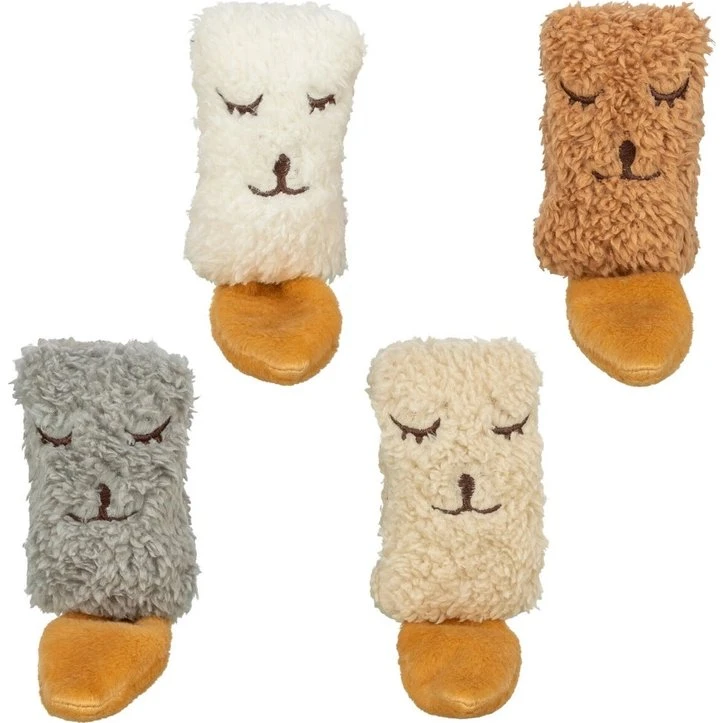 Trixie Śpioch zabawka pluszowa dla kota 17 cm z kocimiętką, mix kolorów