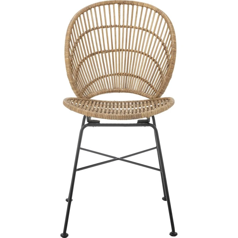 Bloomingville Krzesło Fiore Rattan Naturalny 84 cm
