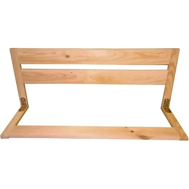 Barierka do łóżka 97 cm, drewno iglaste, bez narzędzi