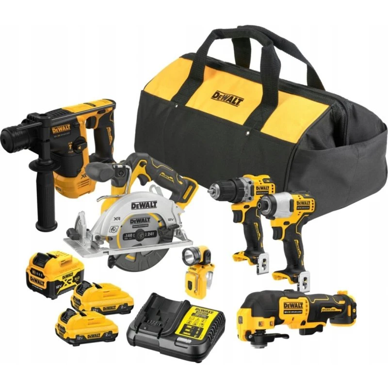 DeWalt Zestaw Elektronarzędzi 11-elementowy 12V DCK611P1D2-QW