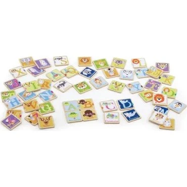 SEVI Gra pamięciowa z alfabetem dla dzieci od 3 lat