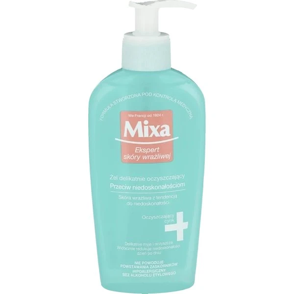 Mixa Ekspert Skóry Wrażliwej Oczyszczający Żel 200 ml