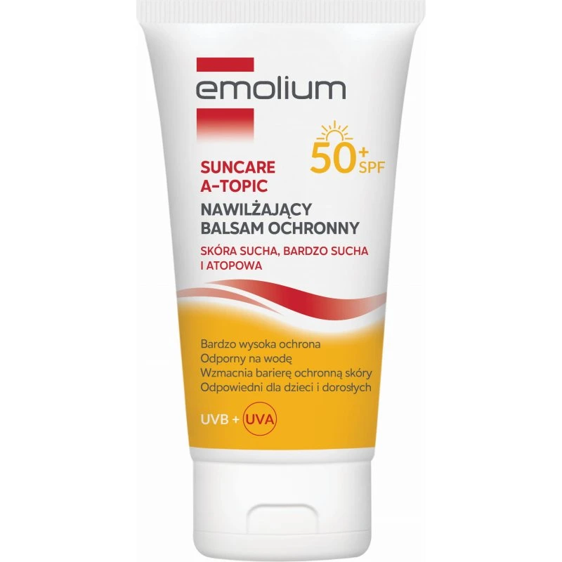 Emolium Suncare A-topic SPF 50+ Nawilżający Balsam 150ml
