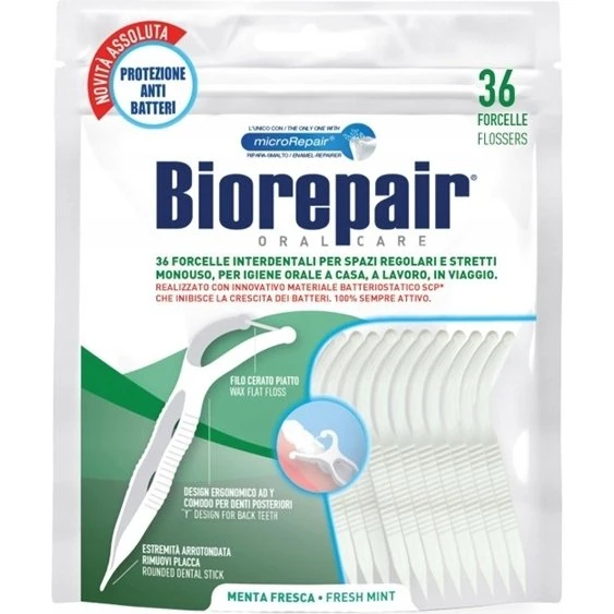 Biorepair Flosser Jednorazowy 36 szt. z microRepair®