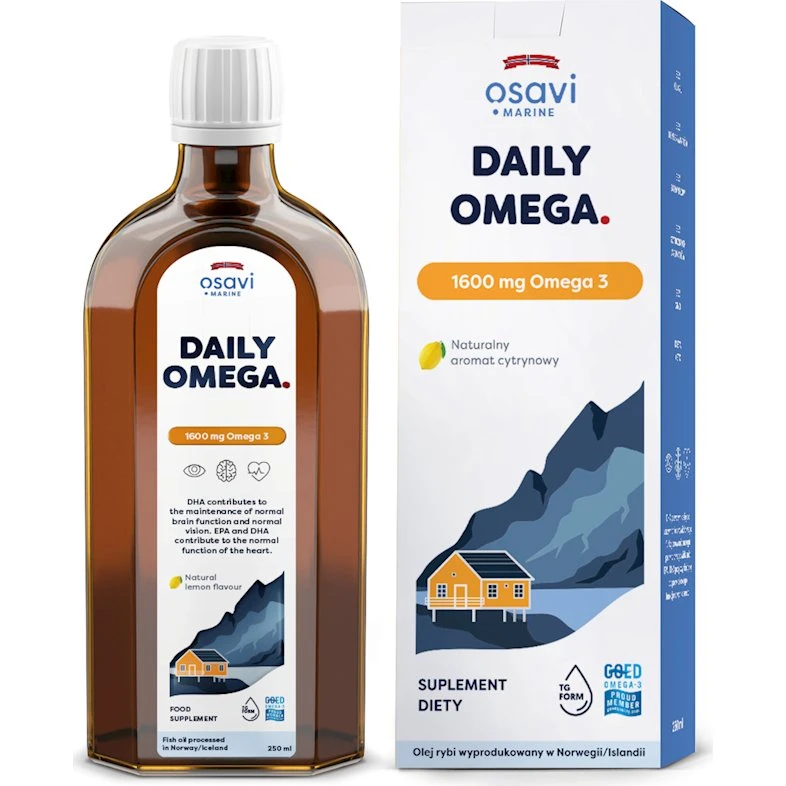 Osavi Daily Omega 1600 mg Omega-3, 250 ml