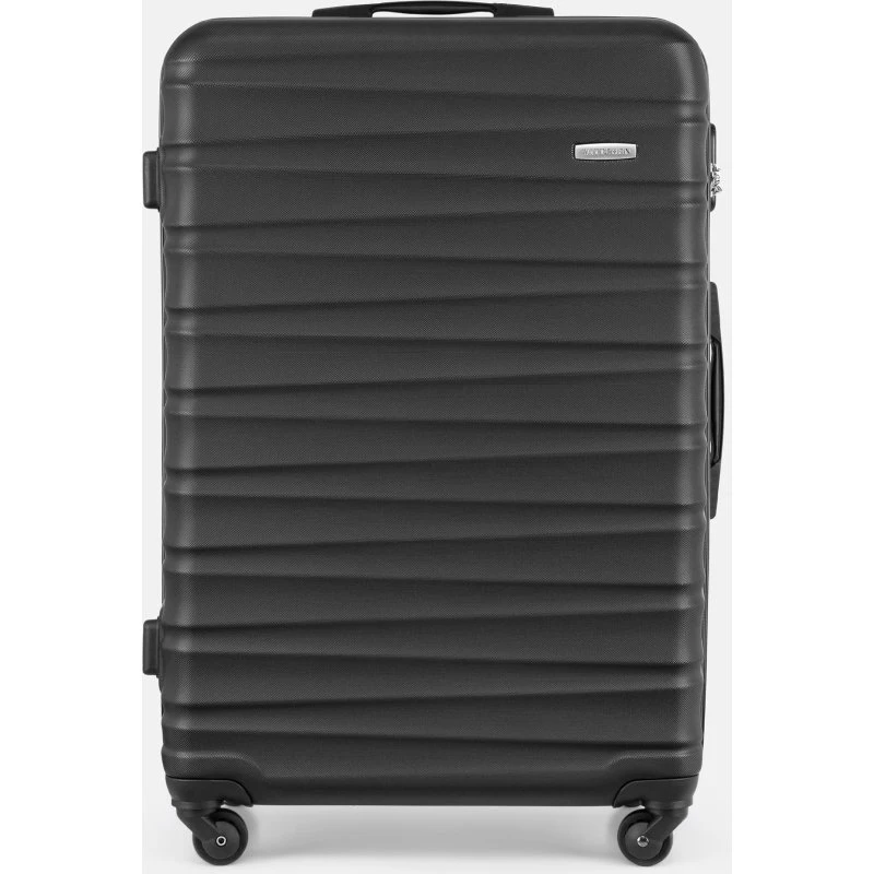WITTCHEN Groove Line 56-3A-313-11, walizka duża z ABS-u, czarna