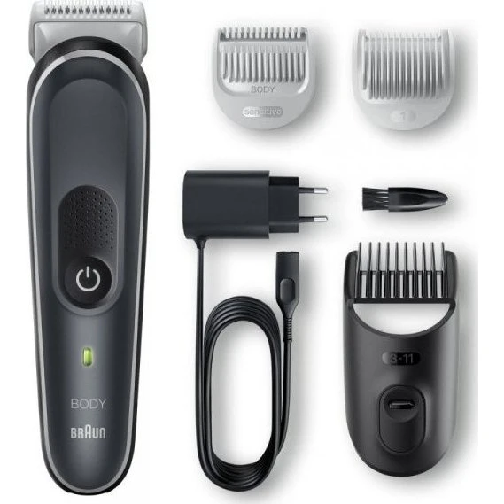 Braun BodyGroomer 5 BG5340, srebrny, bezprzewodowy