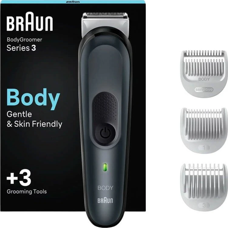 Braun BG3350 Body Groomer czarny szary