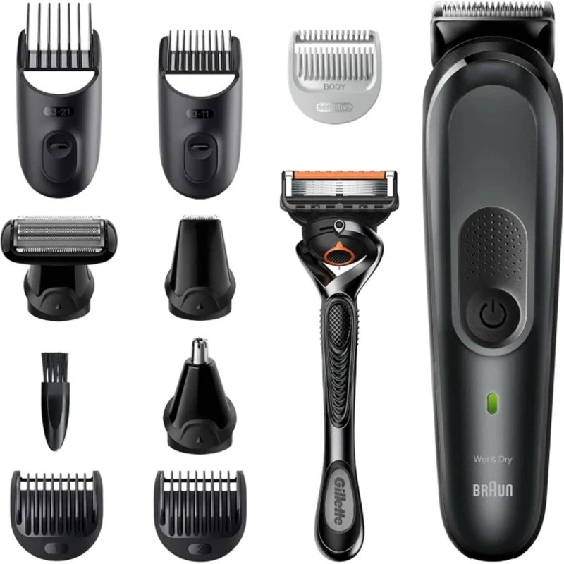 Braun MGK 7331 All-in-One Trimmer, 10-in-1, czarny