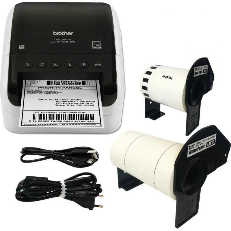 Brother QL-1110NWBc Drukarka Etykiet 103,6 mm