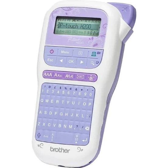 Brother PT-H200 drukarka etykiet TZe QWERTY, niebieska