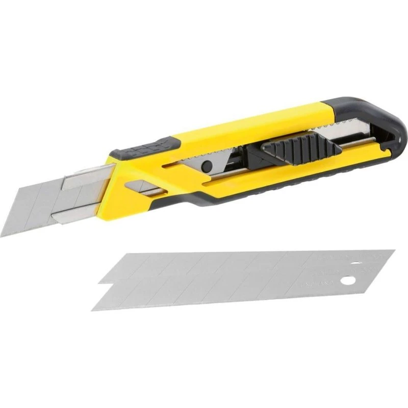 Stanley Nóż z ostrzem 18 mm, 3 ostrza