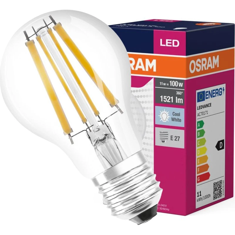 OSRAM Żarówka LED E27 11W 4000K 1521lm Neutralna