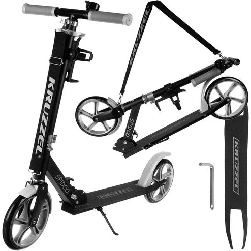 Spidoo Kruzzel 25629 hulajnoga szara z hamulcem