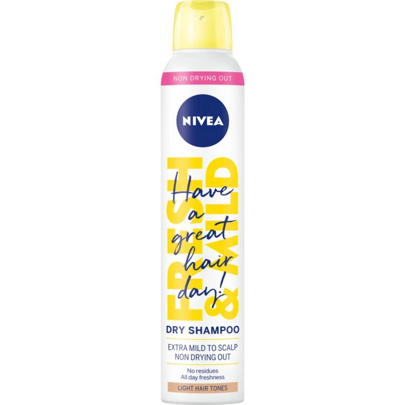 Nivea Fresh & Mild Suchy Szampon Do Jasnych Włosów 200 ml