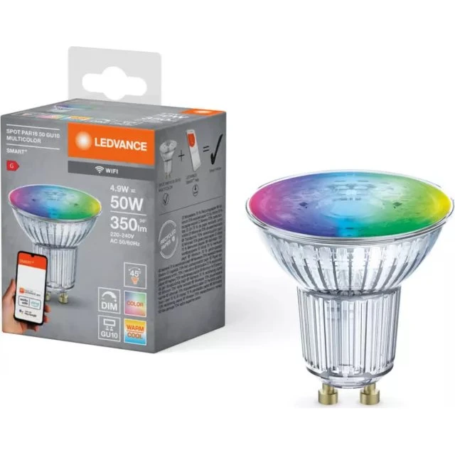 Ledvance Żarówka LED Smart+ WiFi GU10 5W 45° 2700-6500K