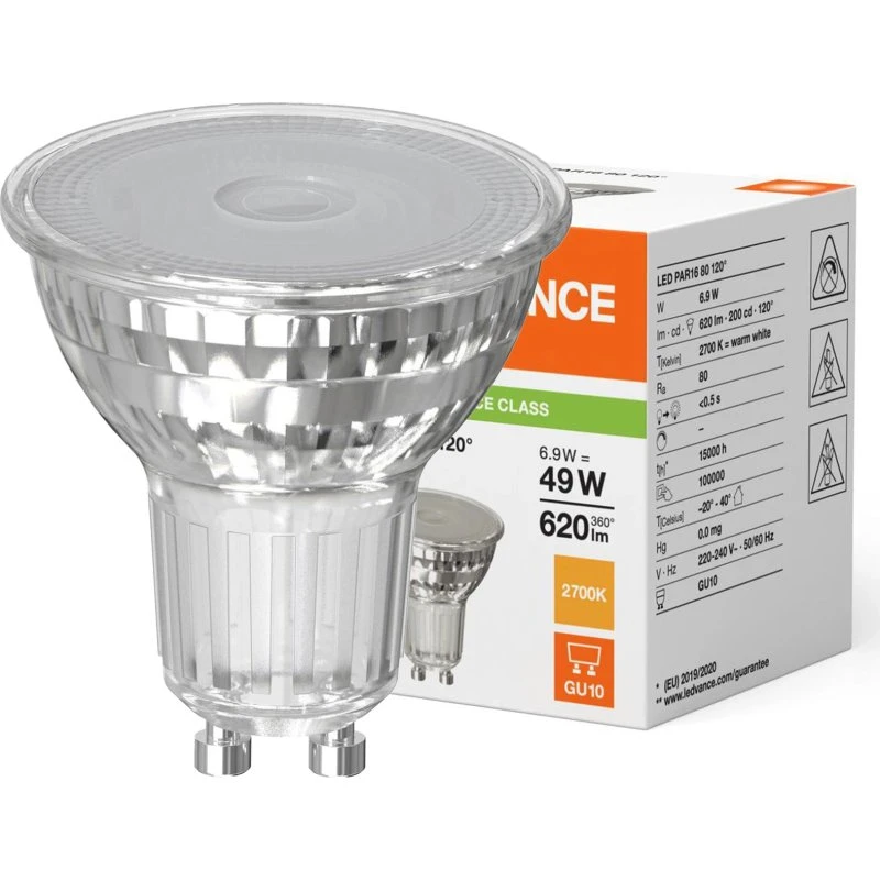 Ledvance LED PAR16 GU10 6,9W 2700K 620lm
