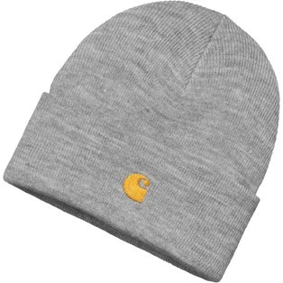 Czapka zimowa Carhartt WIP Chase szara 100% akryl