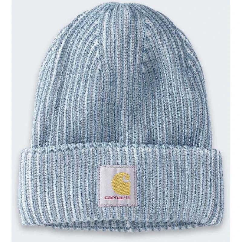 Carhartt Rib Knit Beanie ThunderCloud - Czapka akrylowa prążkowana