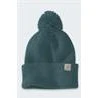 Carhartt Cuffed Beanie z Pomponem Greenstone