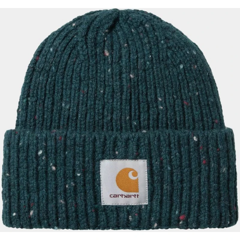 Carhartt WIP Anglistic Beanie z wełną - zielony