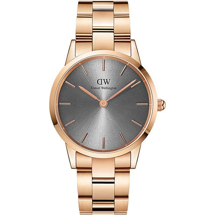 Daniel Wellington Iconic Link Mint 32mm Srebrny z Zieloną Tarczą
