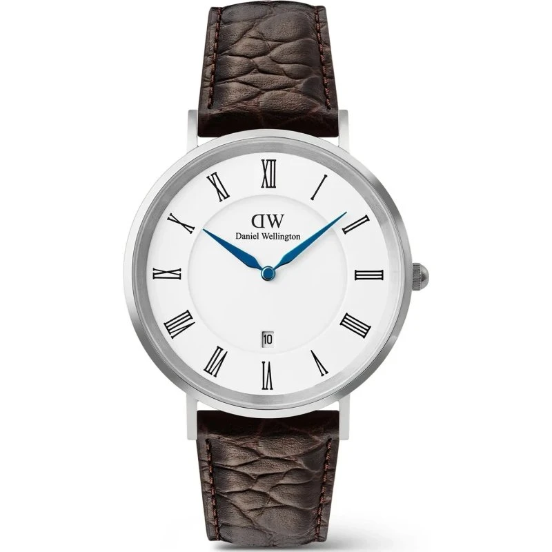 Daniel Wellington Zegarek Męski Roman Numerals Srebrny Czarny