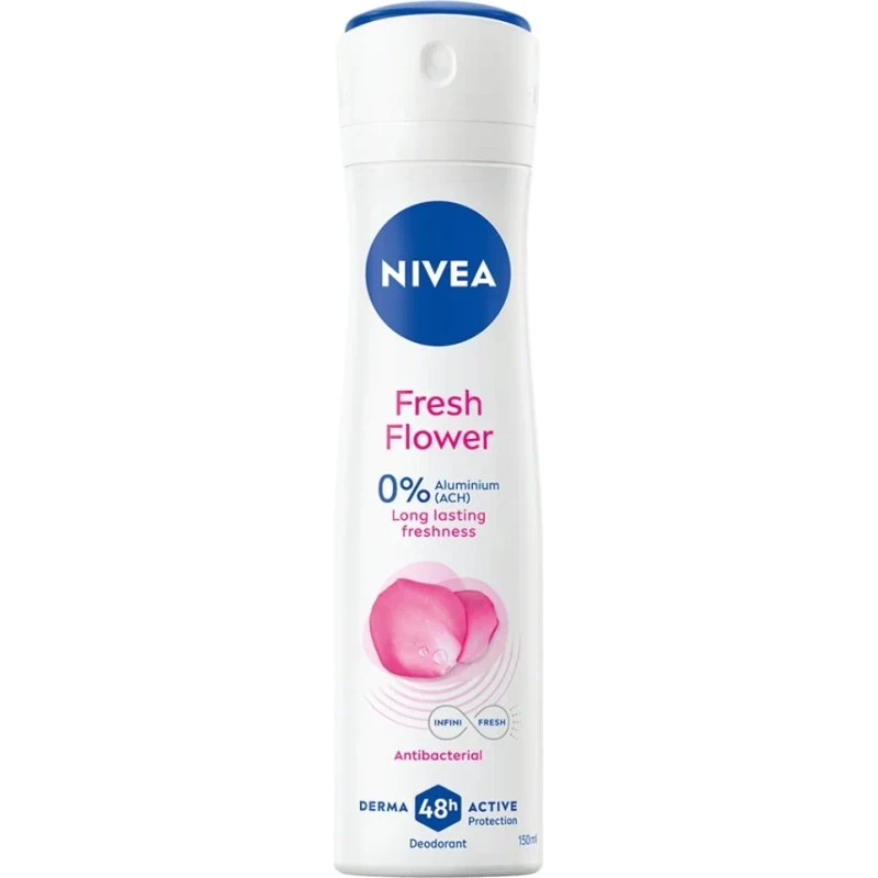 Nivea Fresh Flower Dezodorant Spray 150ml bez soli aluminium
