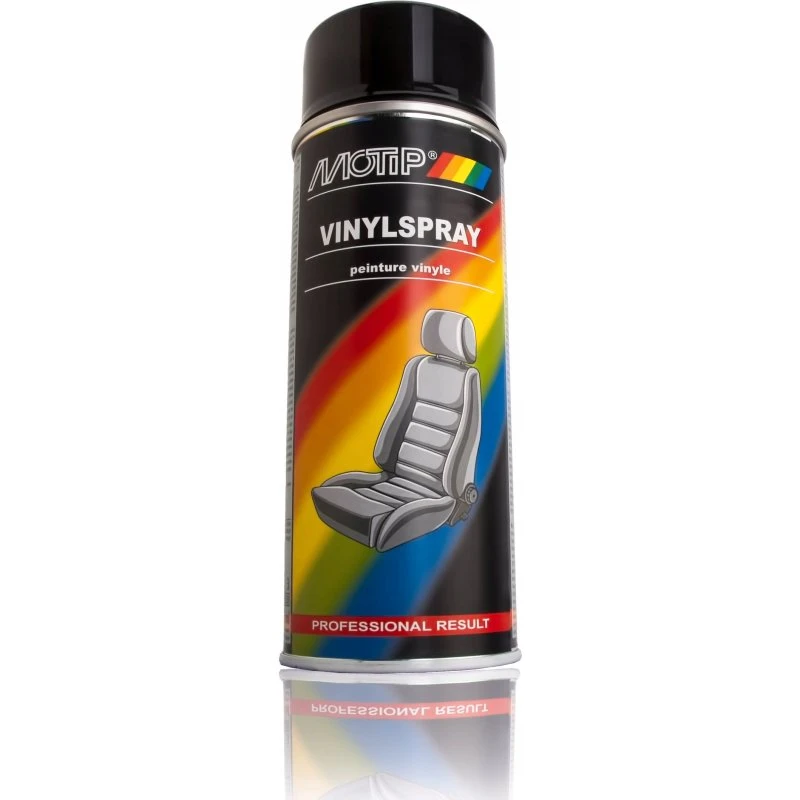 MOTIP Lakier do Vinylu, Skóry Czarny 400ml