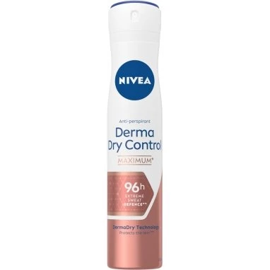 Nivea Derma Dry Control 96H Spray 200 ml
