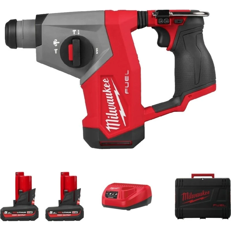 Milwaukee M12 FUEL™ SDS-Plus 16 mm M12 FHAC16-502X Zestaw z akumulatorami